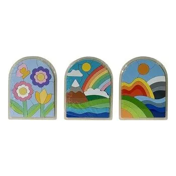 Dřevěná hračka Układanka drewniana MIX (pl, 2000, ADAR)