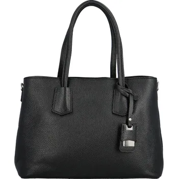 Kabelka Dámská elegantní kožená kabelka Selena, černá