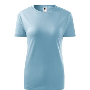 Dámské tričko MALFINI Základní bavlněné dámské tričko Malfini 145 g/m Barva: modrá nebeská, Velikost: XXL