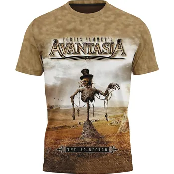 Pánské tričko rockove-tricko-avantasia velikost: 146 - šířka 39 cm, délka 51 cm