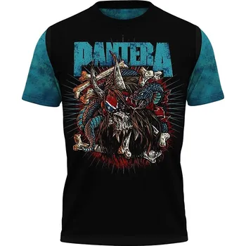 Pánské tričko tricko-celopotisk-hudebni-skupina-Pantera velikost: 146 - šířka 39 cm, délka 51 cm