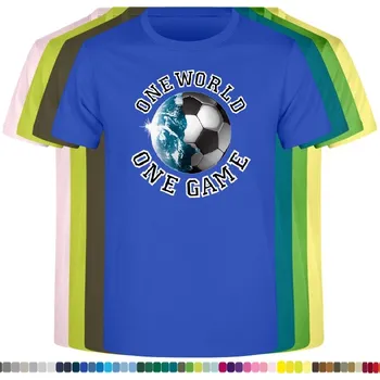 Chlapecké tričko detske-levne-bavlnene-tricko-potisk-fotbalovy-mic-zemekoule-svet Barva: Royal blue - královsky modrá, velikost: 152