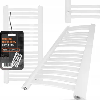 Radiátor Koupelnový radiátor vodní TRCR 496 W 470 x 1000 mm bílý