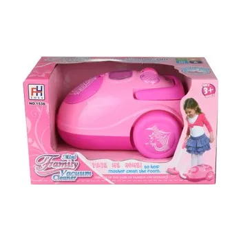 Dětská kuchyňka Vysavač růžový na baterie