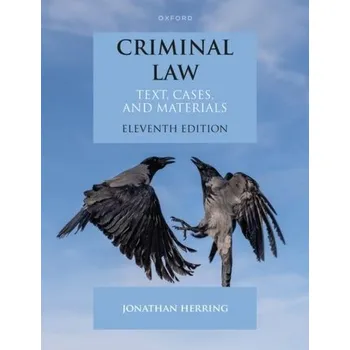 Populárně naučná literatura pro dospělé Criminal Law - Jonathan Herring [EN] (2024, Brožovaná / brožovaná, Oxford University Press)