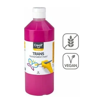 Výtvarná barva Creall transparentní barva Trans, 500 ml, růžová