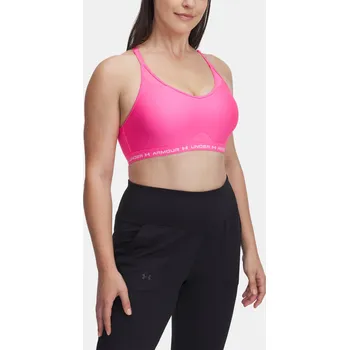 Podprsenka Dámská podprsenka Under Armour UA Crossback Low Bra 1386424-695 Růžová LG