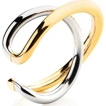 Prsten franco bene Dvoubarevný dvousečný prsten | 2938 Velikost prstenu: 8 (60 mm)