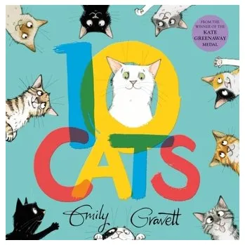 První čtění 10 Cats - Gravett, Emily [EN] (2023, Brožovaná, Pan Macmillan)