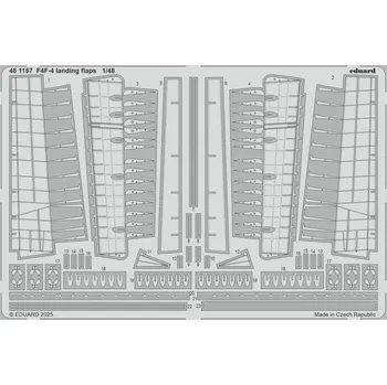 Plastikový model Eduard 1/48 F4F-4 landing flaps (ACADEMY)