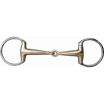 Udidlo pro koně Udidlo HKM Argentan oliva lomená udítko 18mm 13,5 cm