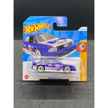 autíčko Hot Wheels - Audi 90 Quattro blue ZE SBÍRKY