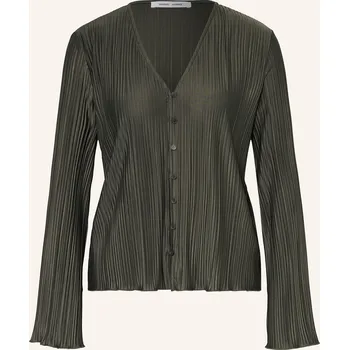 Samsøe Samsøe Dámská Halenka Sauma S Plisováním, khaki, 36