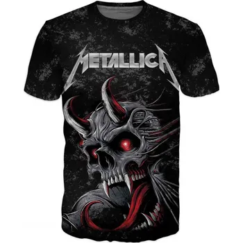 Pánské tričko metalove-tricko-Metallica-demon velikost: 158 - šířka 43 cm, délka 56 cm