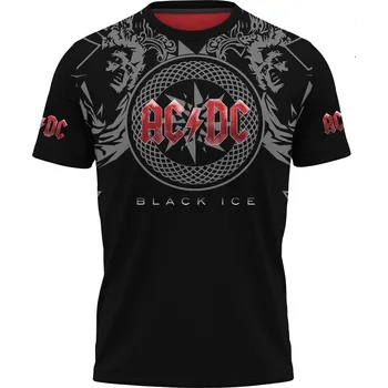 Pánské tričko rockove-tricko-AC-DC-black-ice velikost: 5XL - šířka 67 cm, délka 78 cm