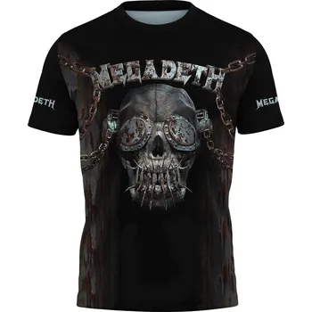 Pánské tričko metalove-cerne-tricko-megadeth velikost: 5XL - šířka 67 cm, délka 78 cm