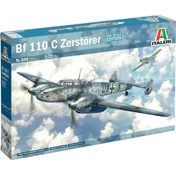 Plastikový model Italeri Model Kit letadlo 0049 - Bf-110 C3/C4 Zerstörer (1:72)