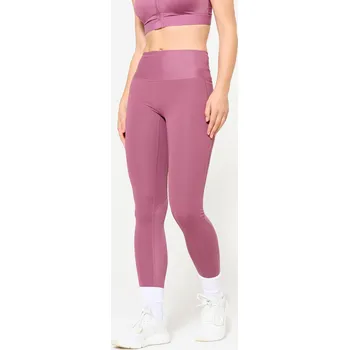 Dámské legíny DOMYOS Dámské fitness legíny XS FIALOVÁ