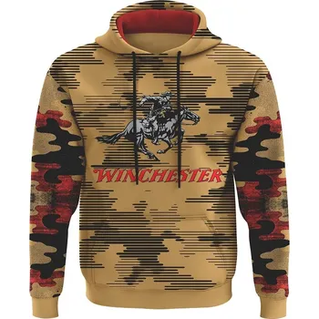 Pánská mikina luxusni_unisex_mikina_Winchester-hneda Pánské luxusní mikiny: 5XL