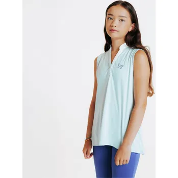 Pánské tričko FOUGANZA Dětské lehké jezdecké tílko 500 8 LET