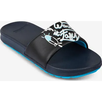 Chlapecké pantofle DECATHLON Dětské pantofle 550 Easy 27/28 MODRÁ|ŠEDÁ