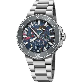 Módní doplněk Oris Aquis Date Upcycle 41,5 mm 01 733 7787 4150-07 8 22 04PEB + 5 let záruka a dárek ZDARMA