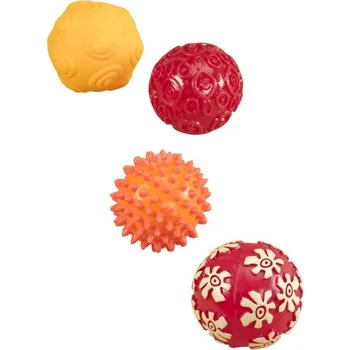 B.Toys B. Toys, Oddballs, Sada čtyř senzorických míčků, 6M+