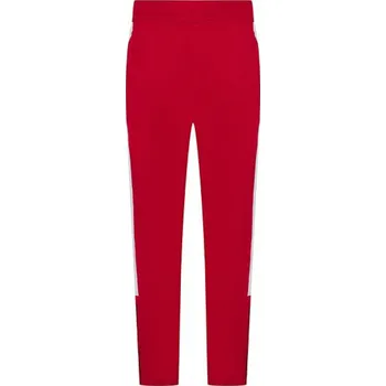 Finden+Hales Sportovní tepláky s kontrastními bočními díly a zipy nad kotníky Barva: červená - bílá, Velikost: M FH881