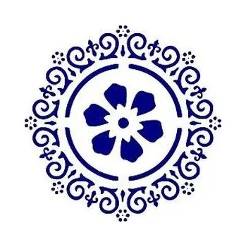 Set školních potřeb Szablon zmywalny ornament 20x30cm