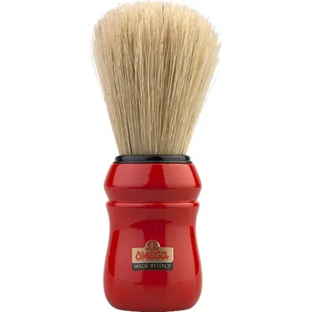 Štětka na holení Omega Professional 10049 červená