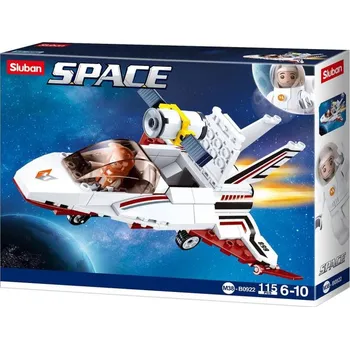 Stavebnice Sluban Sluban Space Vesmírná loď Saturn 115 dílků + 1 figurka (stavebnice)