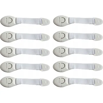 Obraz Zabezpečení skříněk Remikon bílé 10 kusů