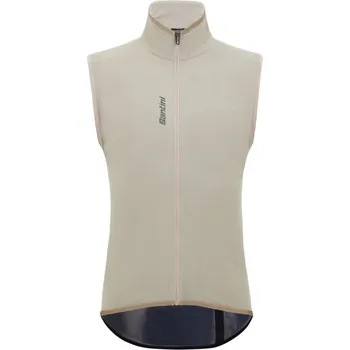 Cyklistická vesta Unisex vesta SANTINI Magic Rain Cappuccino - XS