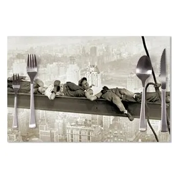 prostírání Prostírání Ležící zedníci na traverze: 40x30cm (cs, Sablio)