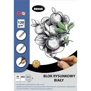 Set školních potřeb Blok rysunkowy A3/20K biały Premium (pl, 2000, Beniamin)
