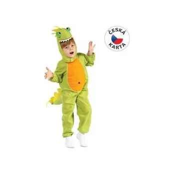 Karnevalový kostým Šaty na karneval - dinosaurus, 80 - 92 cm (cs)