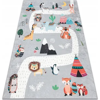 Koberec KOBEREC PRATELNÝ DĚTSKÝ 80x150 INDIÁNSKÝ VZOR #I149