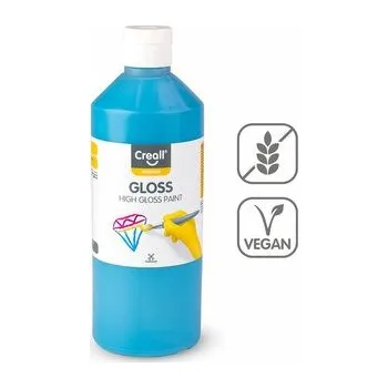 Speciální výtvarná barva Creall barva s vysokým leskem Gloss, 500 ml, tyrkysová