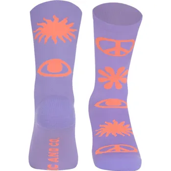 Ponožky Pacific and Co PEACE (Lavender) peacelavender Velikost 42-45