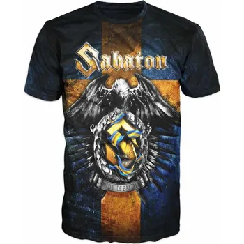 metalove-tricko-Sabaton-modre velikost: 6XL - šířka 70 cm, délka 79 cm