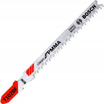 Pilový kotouč BOSCH Pilový kotouč na plast PMMA pro přímočaré pily T102BF BIM 2609256C59 1 ks