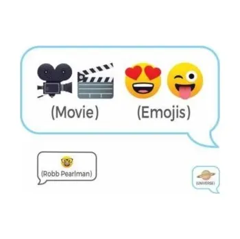 Umění Movie Emojis - Pearlman, Robb [EN] (2023, Brožovaná / brožovaná, Rizzoli International Publications)