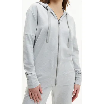 Dámská mikina Modern Structure LW Full ZIP Hoodie QS6759E-P7A - Calvin Klein S