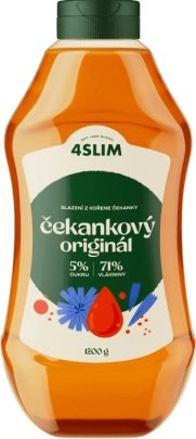 4Slim Čekankový sirup originál - 1200 g + Sleva 3 % pro registrované
