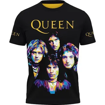 Pánské tričko rockove-tricko-queen velikost: 6XL - šířka 70 cm, délka 79 cm