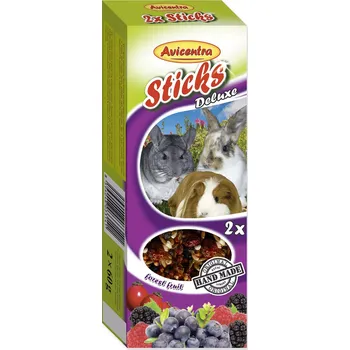 Avicentra Sticks Deluxe pro velké hlodavce lesní ovoce 2x 60 g