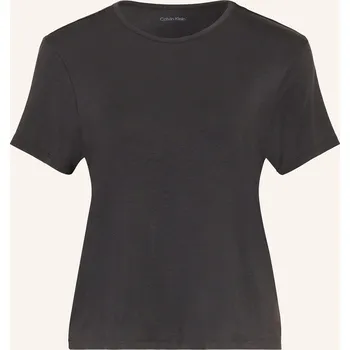 Dámské tričko Calvin Klein Dámské Pohodlné Domácí Tričko Relaxed, černá, 40