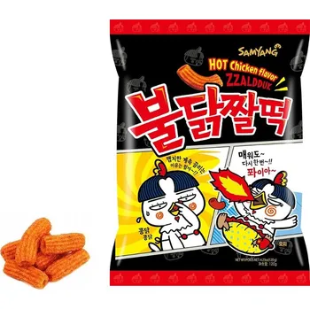 Samyang Buldak ramen SAMYANG Zzaldduk pálivé snacky kuřecí 120g (DMT 5.3.2025)