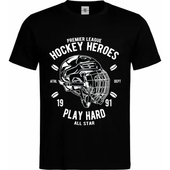 Pánské tričko Tričko Premier league hockey heroes Druh: Pánské, Barva: Černá, Velikost: M