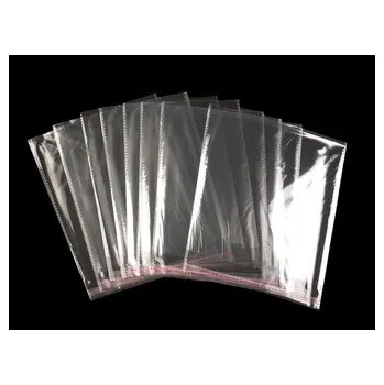 Kancelářské potřeby PP sáček s lepicí klopou 20x20 cm - 100 ks - transparent